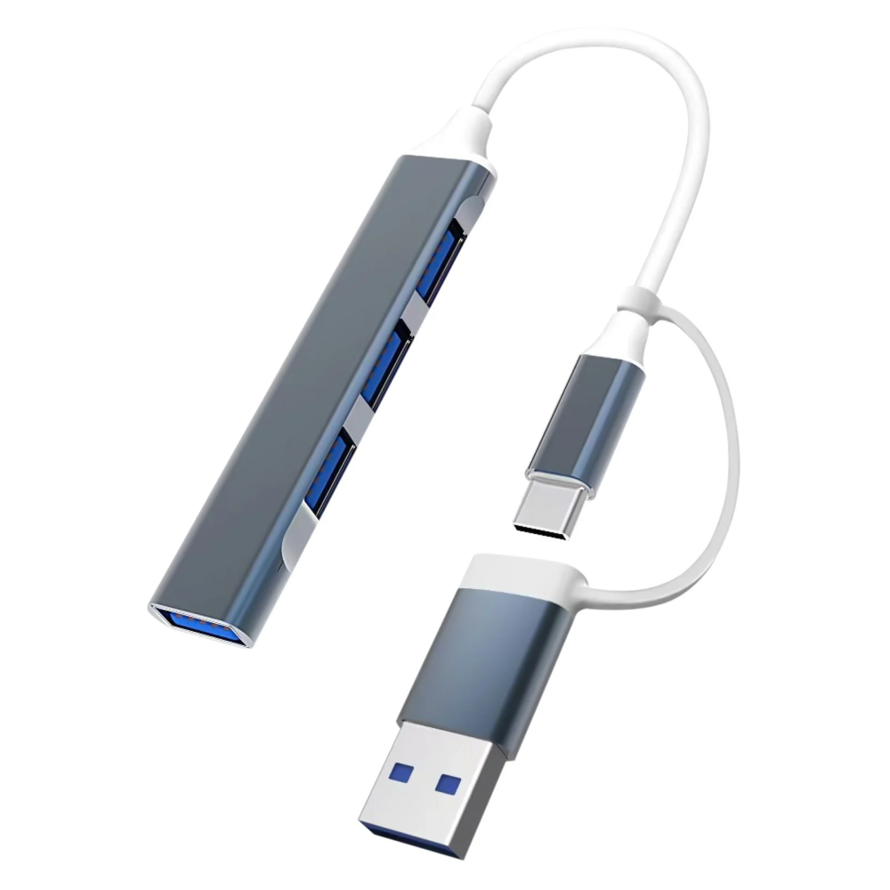 CABLE TYPE C + USB TO HUB 4 PORT USB 3.0